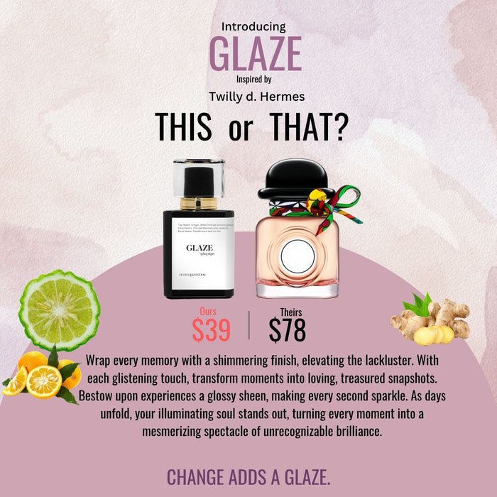 GLAZE | Inspired by HERMES HERMES TWILLY D HERMES | hermes twilly d hermes Dupe Pheromone Perfume - aromapassions