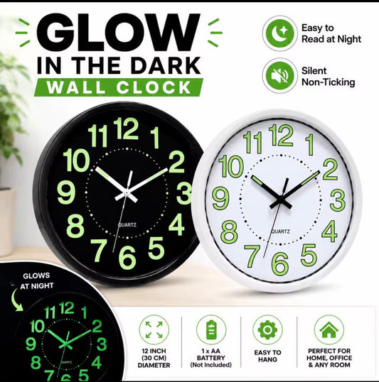 Glow In The Dark Clock