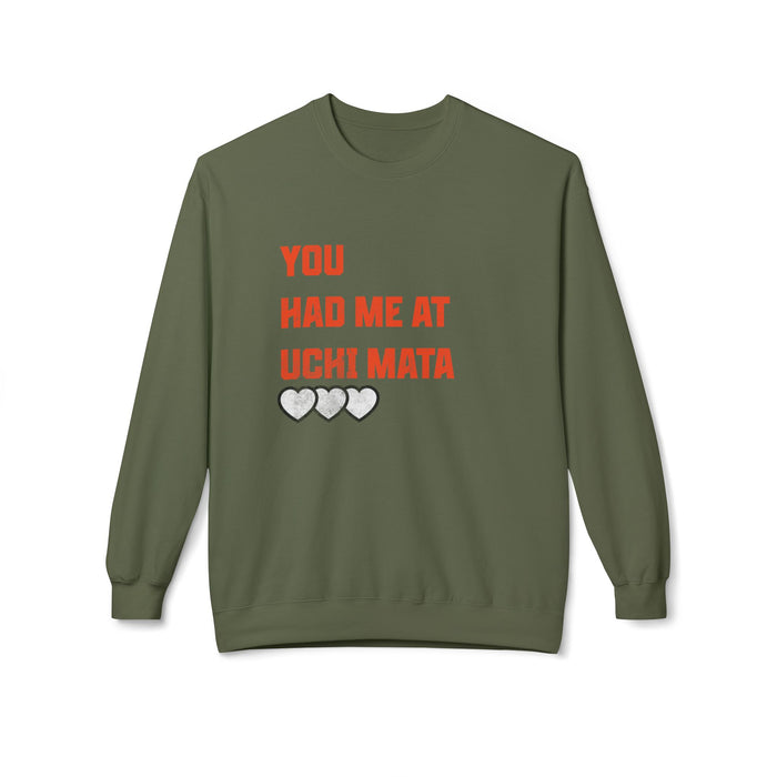 Grapple like a Girl Crewneck Sweater - You Had me at Uchi Mata