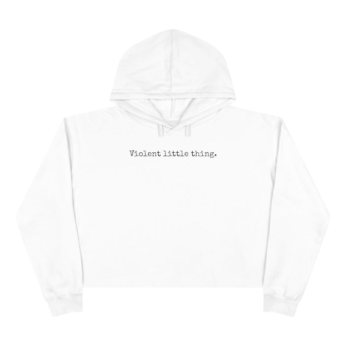 Grapple like a Girl Cropped Hoodie - Violent little thing