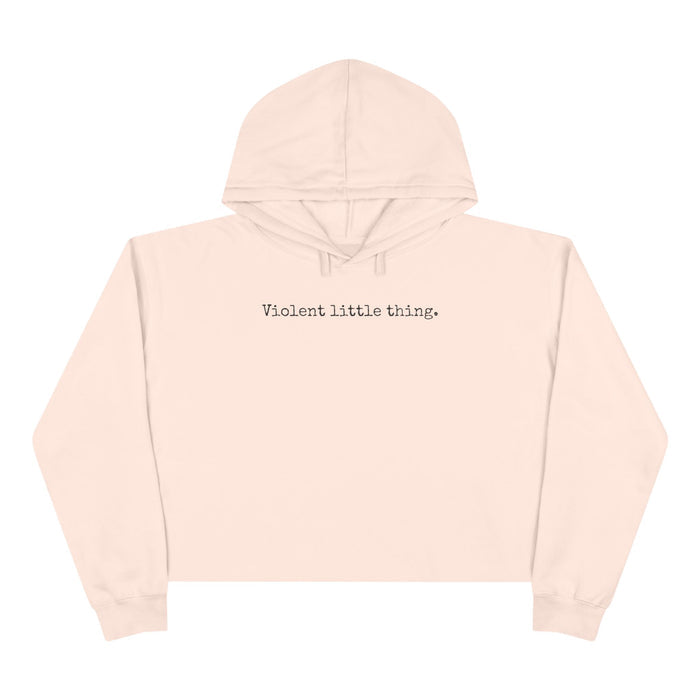 Grapple like a Girl Cropped Hoodie - Violent little thing
