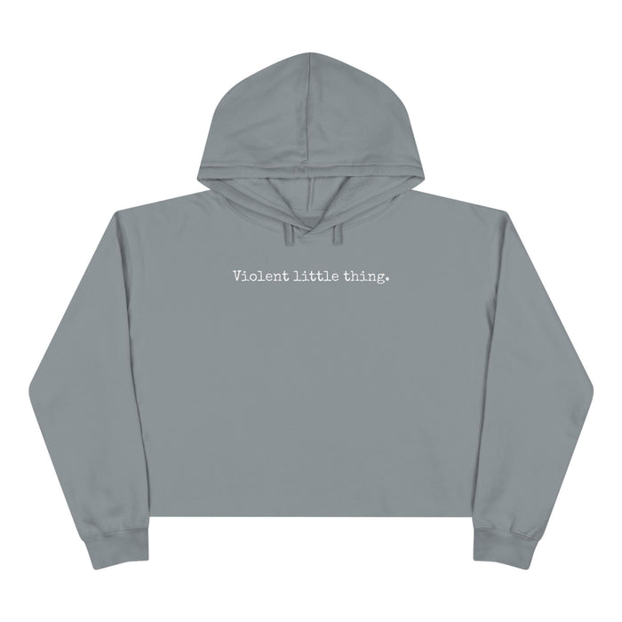 Grapple like a Girl Cropped Hoodie - Violent little thing
