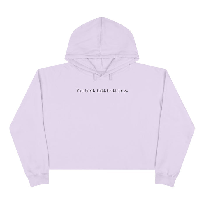 Grapple like a Girl Cropped Hoodie - Violent little thing
