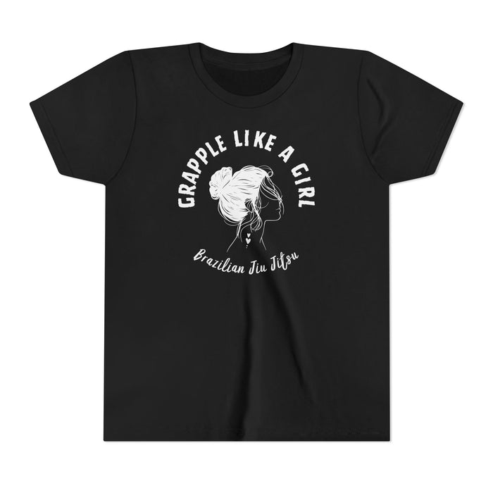 Grapple like a Girl Youth Short Sleeve Tee - OG Grapple like a Girl Logo