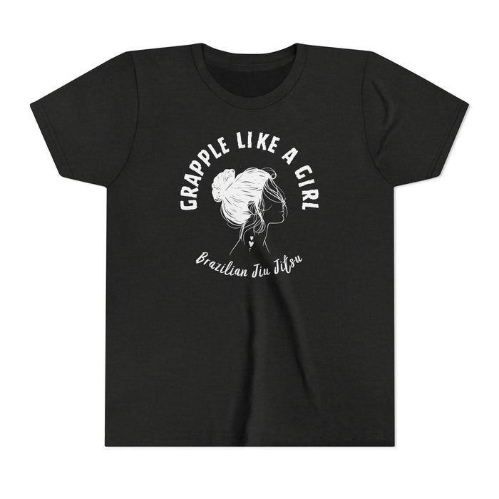 Grapple like a Girl Youth Short Sleeve Tee - OG Grapple like a Girl Logo