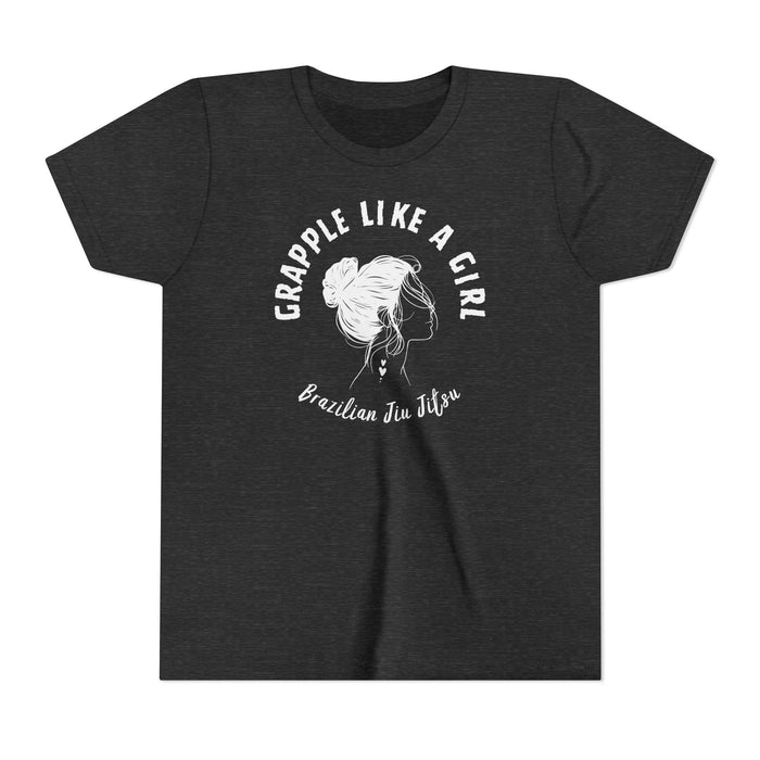 Grapple like a Girl Youth Short Sleeve Tee - OG Grapple like a Girl Logo