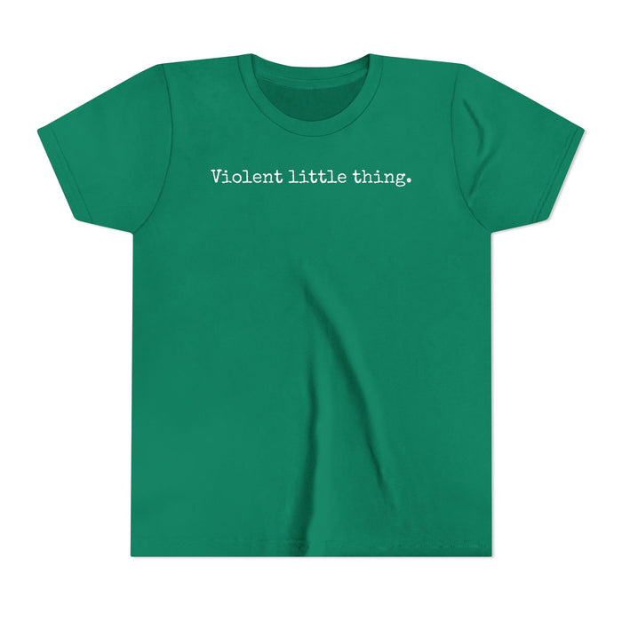 Grapple like a Girl Youth Short Sleeve Tee - Violent little thing