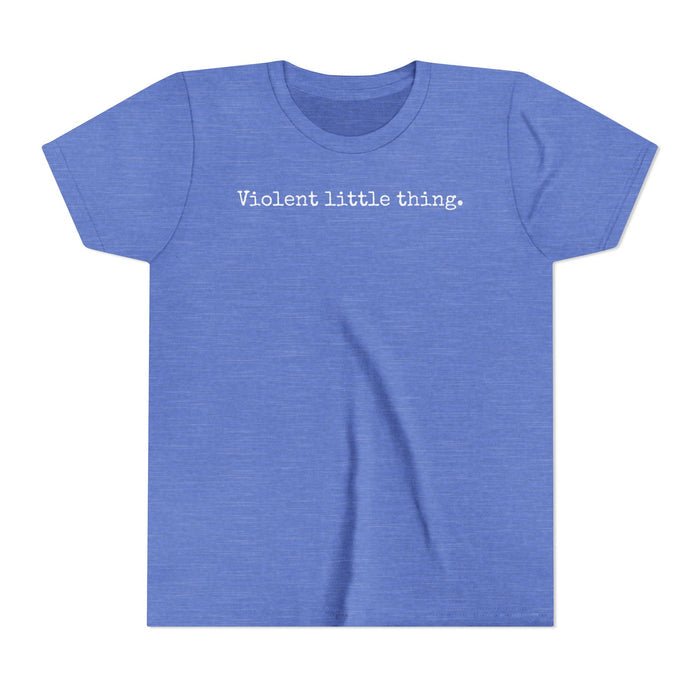 Grapple like a Girl Youth Short Sleeve Tee - Violent little thing
