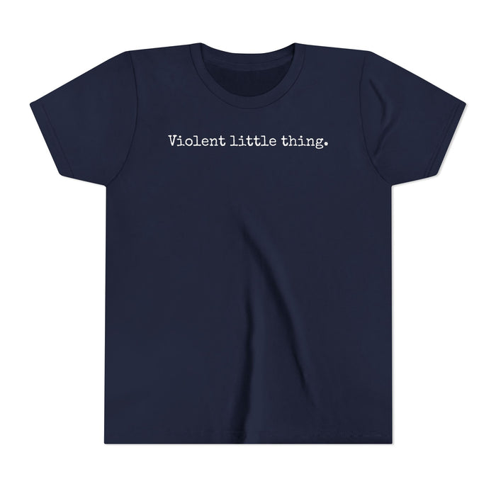 Grapple like a Girl Youth Short Sleeve Tee - Violent little thing