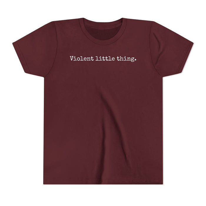 Grapple like a Girl Youth Short Sleeve Tee - Violent little thing