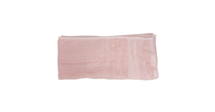 Hand Towel Combed Cotton - Baby Pink 34x74 cm (10pc/pk)