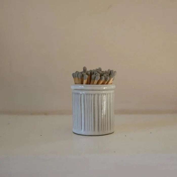 MEANWHILE Handmade Ceramic Match Striker Holder Pot in Kuwait - Waha Lifestyle