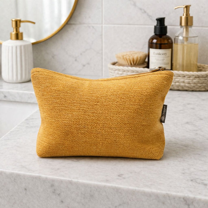 Handmade Toiletry Bag Marigold Loom Jacquard