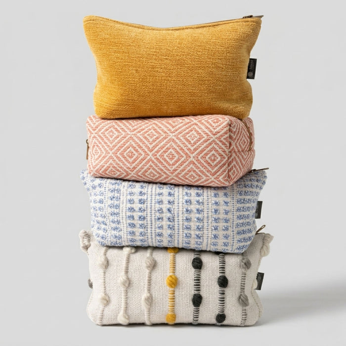 Handmade Toiletry Bag Marigold Loom Jacquard