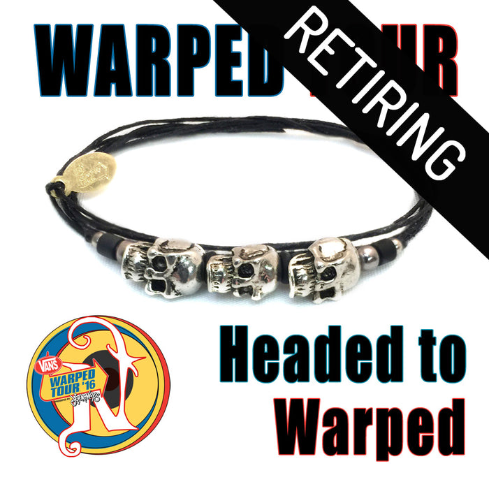 Headed to Warped Tour NTIO Bracelet by Vans Warped Tour ~ Limited 8 More