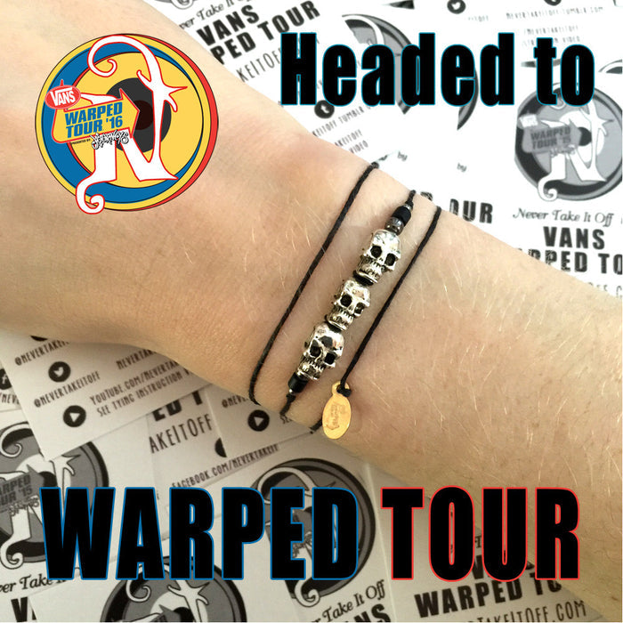 Headed to Warped Tour NTIO Bracelet by Vans Warped Tour ~ Limited 8 More