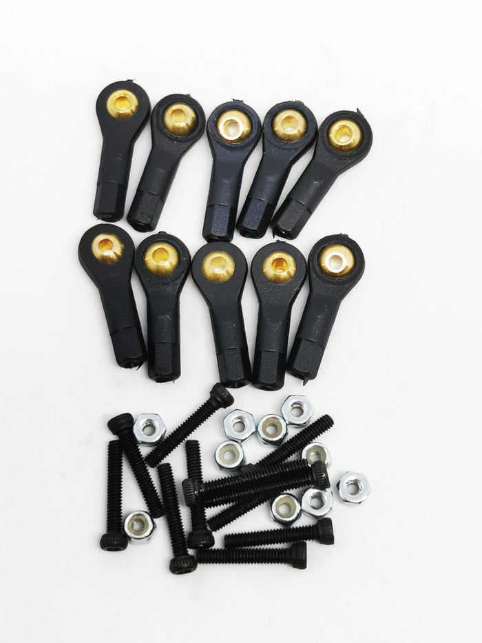 Heavy Duty Ball Link M2 with bolt/nut (10pcs)