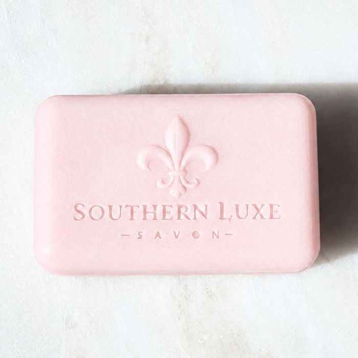 Her Majesty's Garden luxury floral bath bar with raw honey and green tea by Southern Luxe Savon
