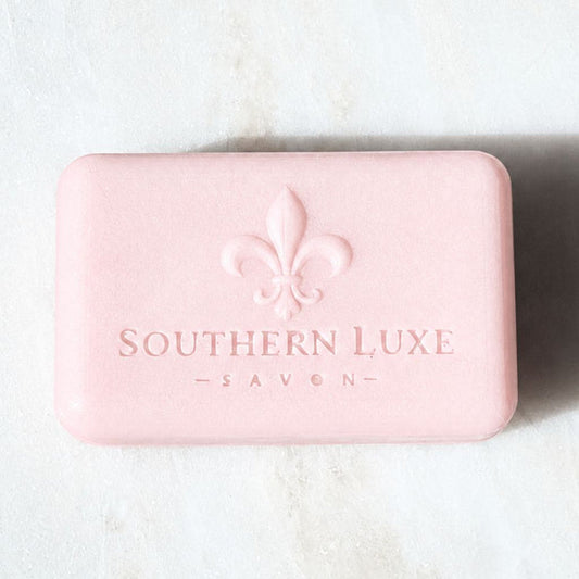 Her Majesty's Garden luxury floral bath bar with raw honey and green tea by Southern Luxe Savon