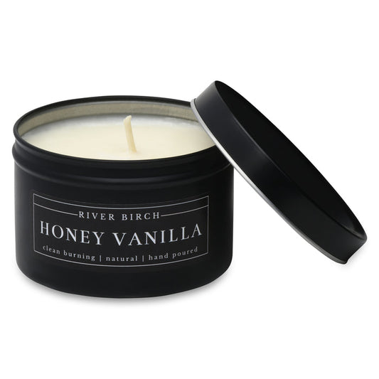 Honey Vanilla - 8 oz Black Tin
