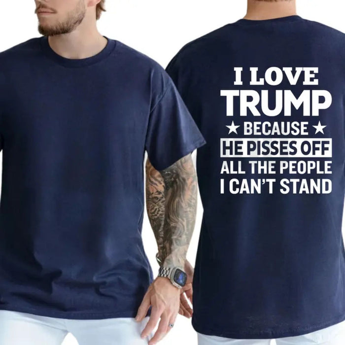I Love It Typography Funny Humorous Daily Statement Graphic T-Shirt - Teezioo