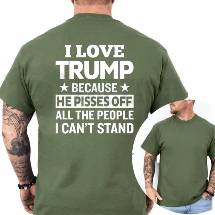 I Love It Typography Funny Humorous Daily Statement Graphic T-Shirt