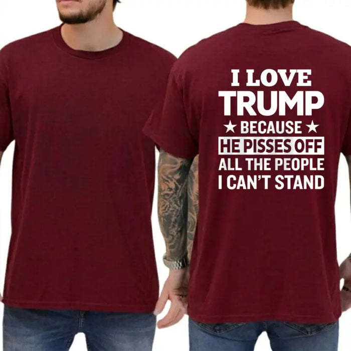 I Love It Typography Funny Humorous Daily Statement Graphic T-Shirt