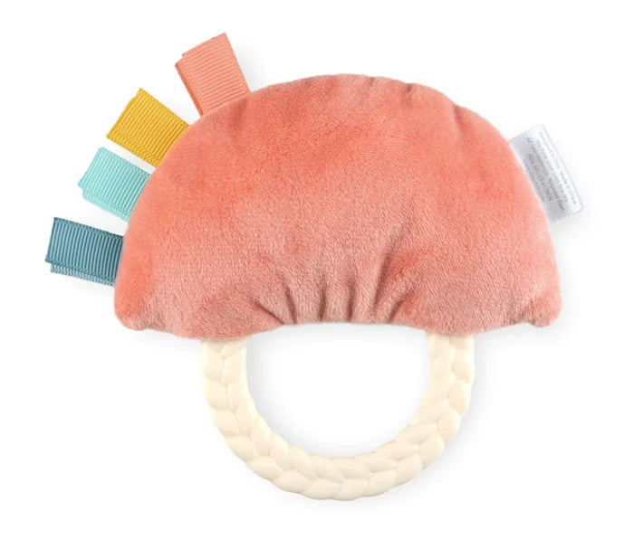 Itzy Ritzy Ritzy Rattle Pal Plush Rattle with Teether - Rainbow