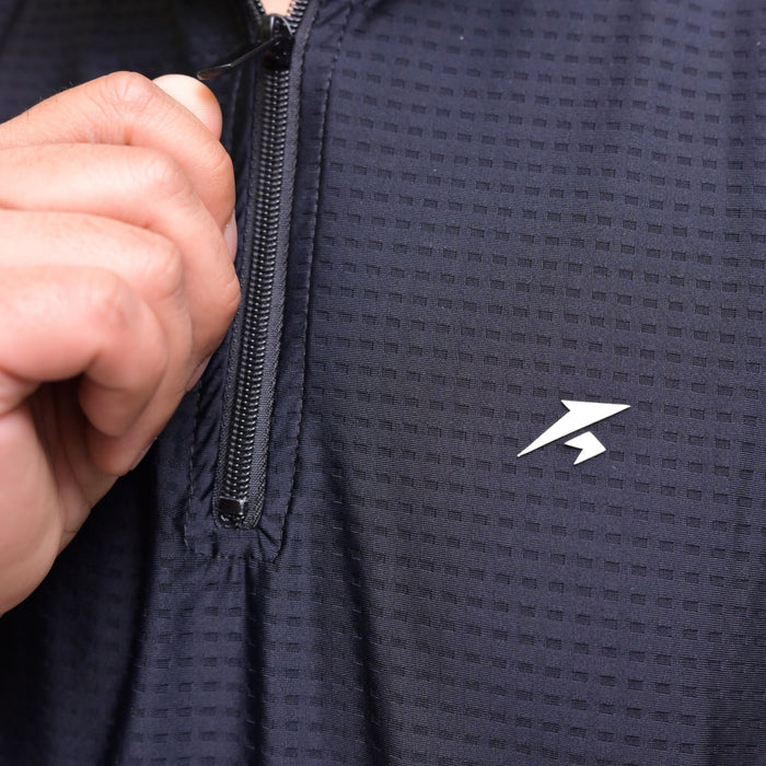 J-Mesh Nylon Quarter Zipper Full Sleeve