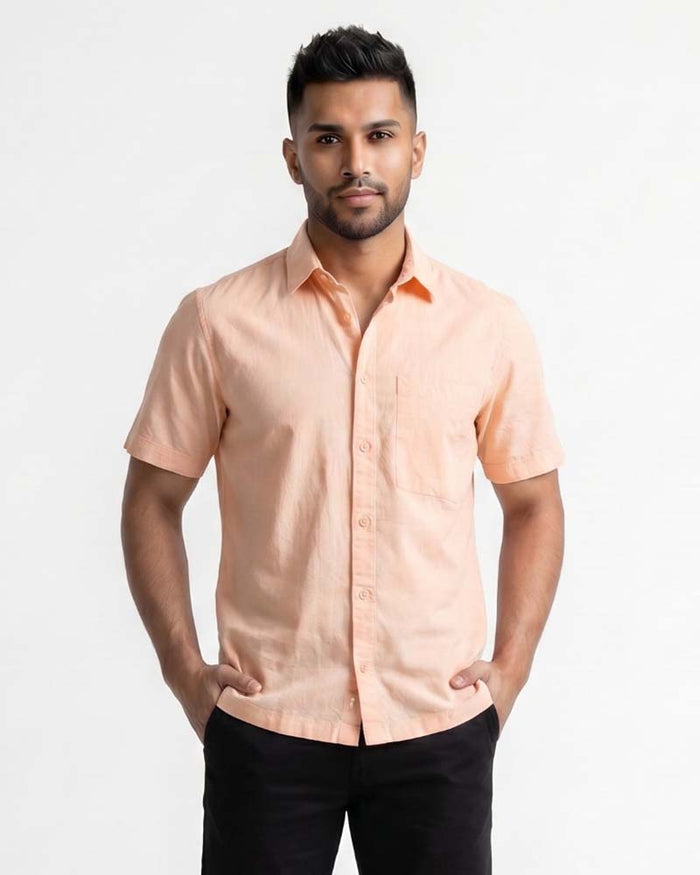JOBBS SHORT SLEEVE LINEN SHIRT