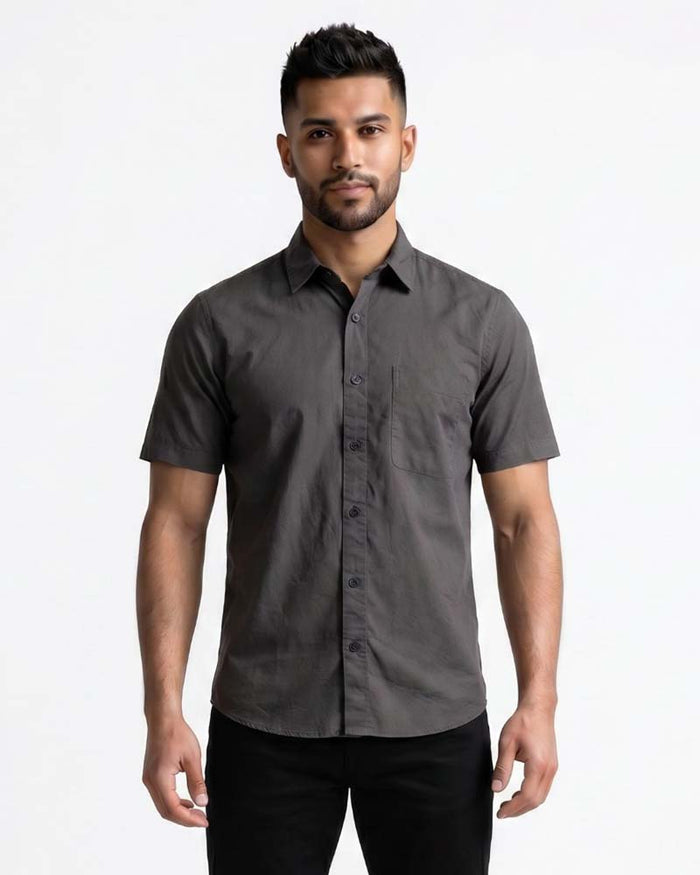 JOBBS SHORT SLEEVE LINEN SHIRT