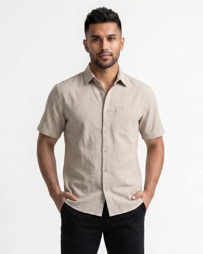 JOBBS SHORT SLEEVE LINEN SHIRT