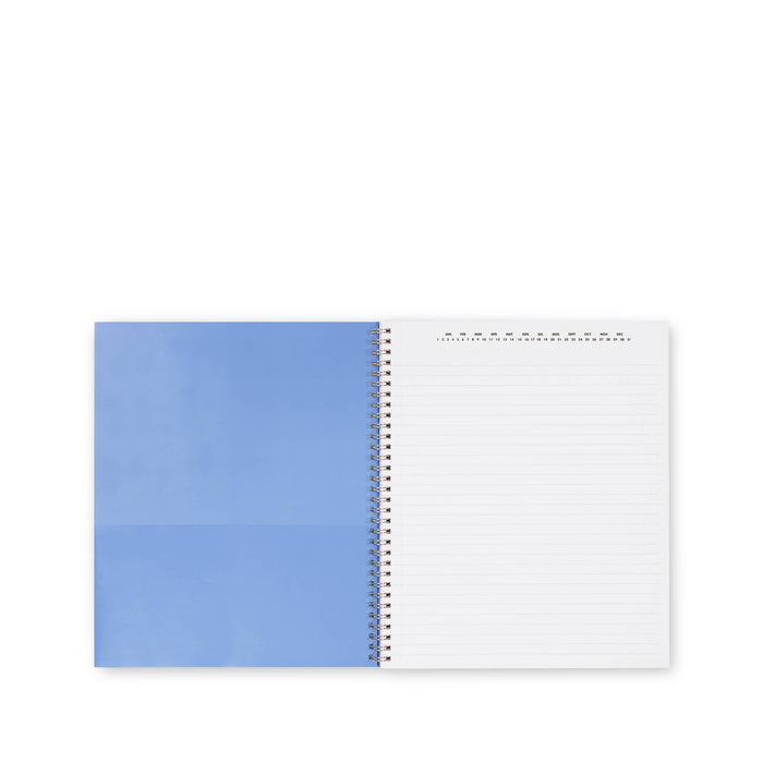 Kate Spade Large Spiral Notebook, Spade Smiley