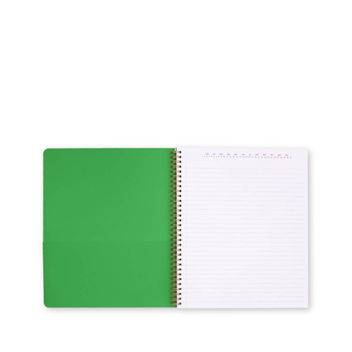 Kate Spade Large Spiral Notebook, Sunny Day Stripe