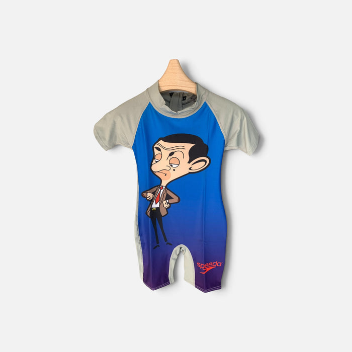 Kids Swimsuit Zipper Cartoon Character