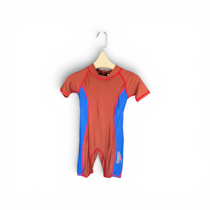 Kids swimsuit zipper plain, view 2