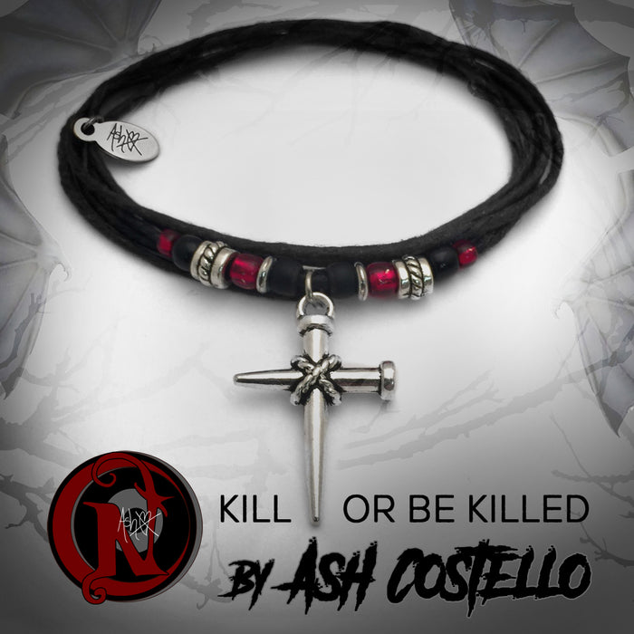 Kill or Be Killed Extra Thick NTIO Bracelet or Necklace by Ash Costello