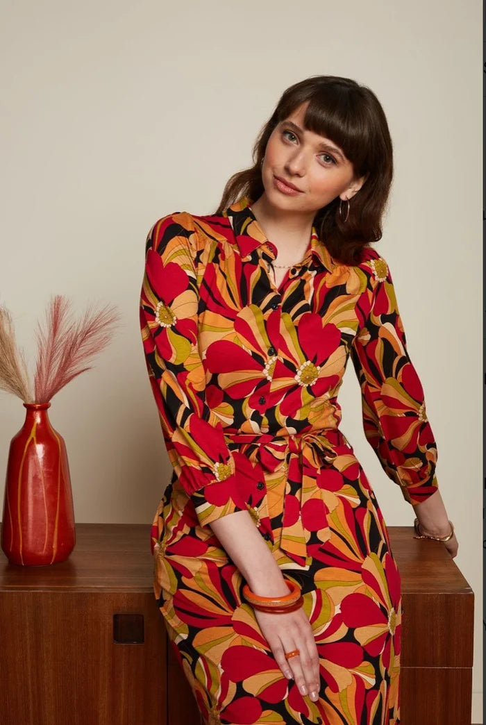KING LOUIE Carina Dress Adore Black