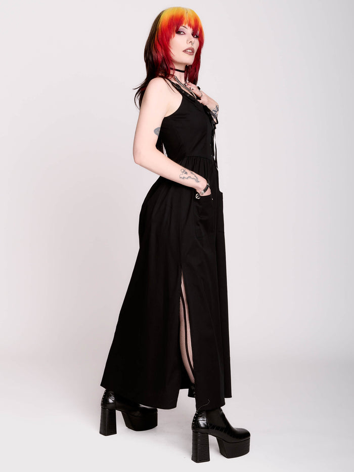 LACE UP SUNDRESS