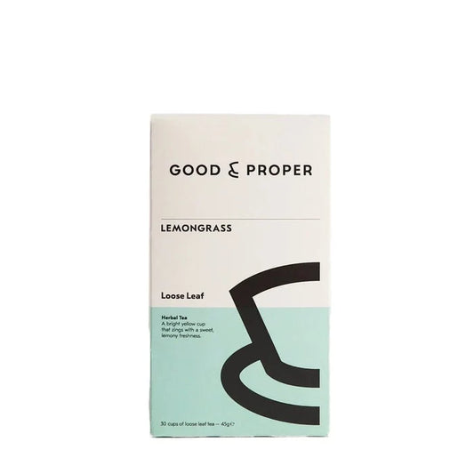 GOOD & PROPER TEA Lemongrass Loose Leaf Herbal Tea - 45g - Waha Lifestyle