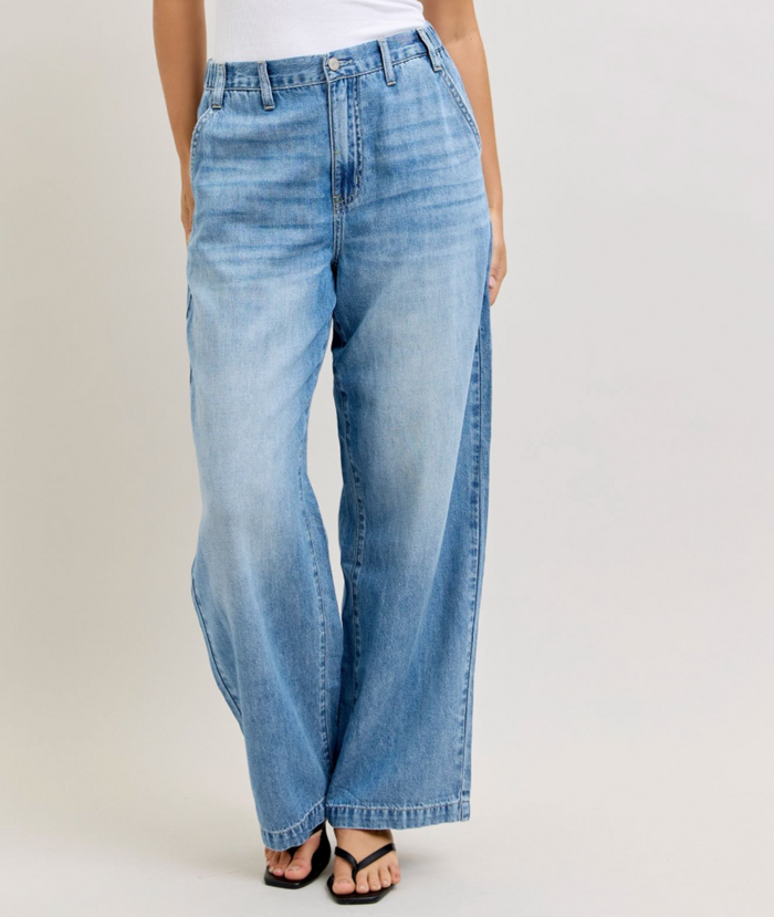 Lizzie - HW Featherweight Baggy Elastic Judy Blue Jeans
