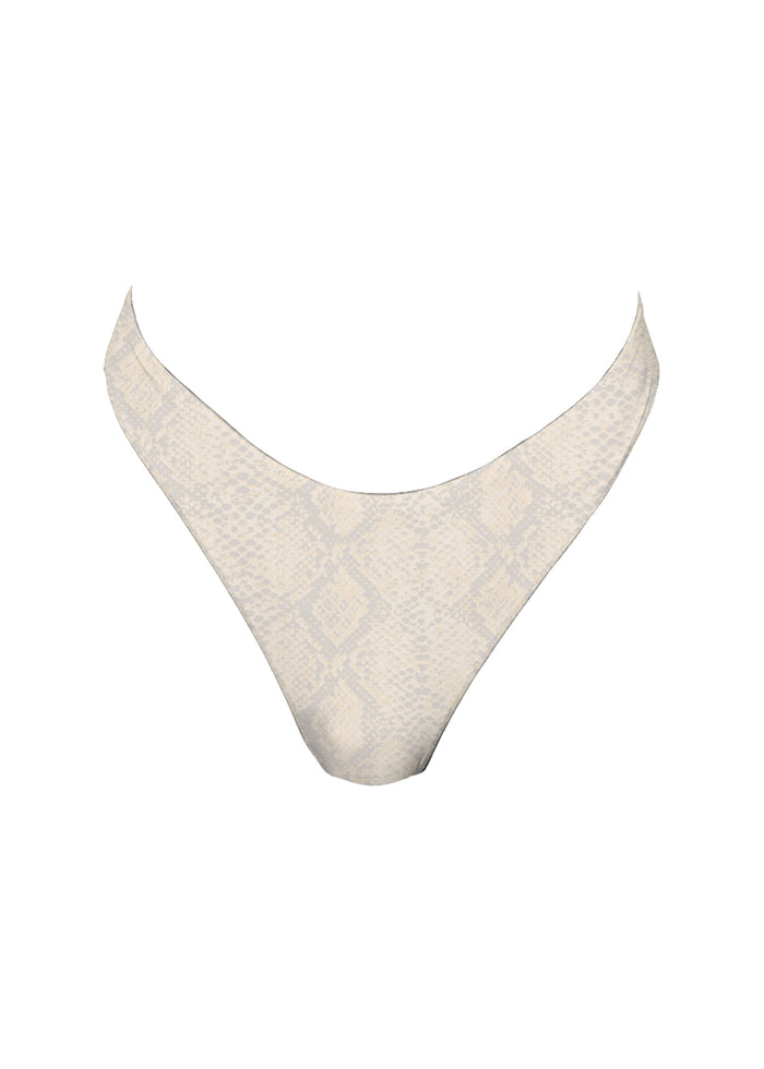MAI High Hip Bottom - Ice Panther, Pearl Python