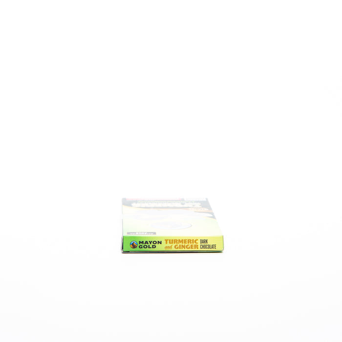 Mayon Gold 70% Dark Chocolate Turmeric and Ginger Bar 50g