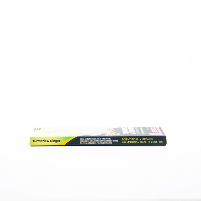 Mayon Gold 70% Dark Chocolate Turmeric and Ginger Bar 50g