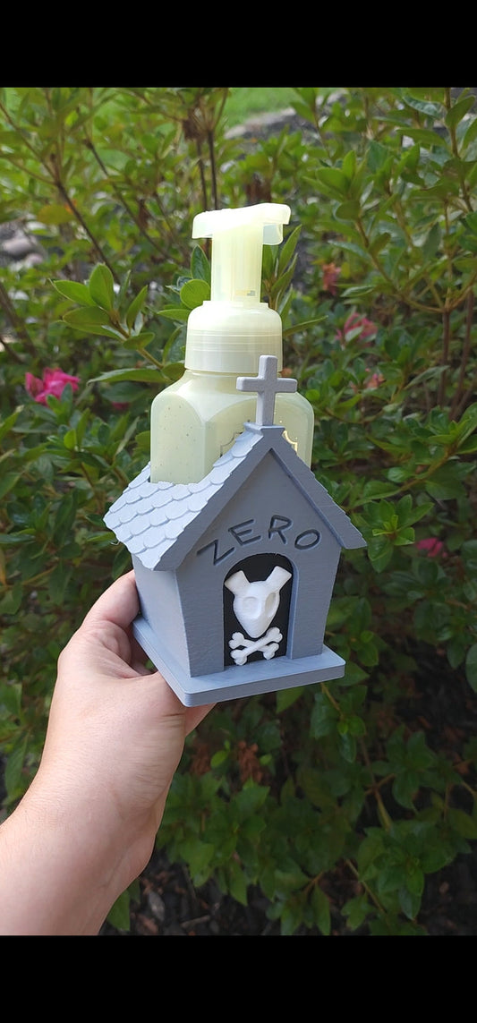 Mean Halloween Nightmare Dog Tombstone Bath & Body Foam Soap Holder