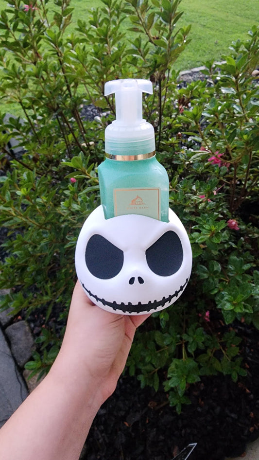 Mean Halloween Nightmare Skeleton Bath & Body Foam Soap Holder