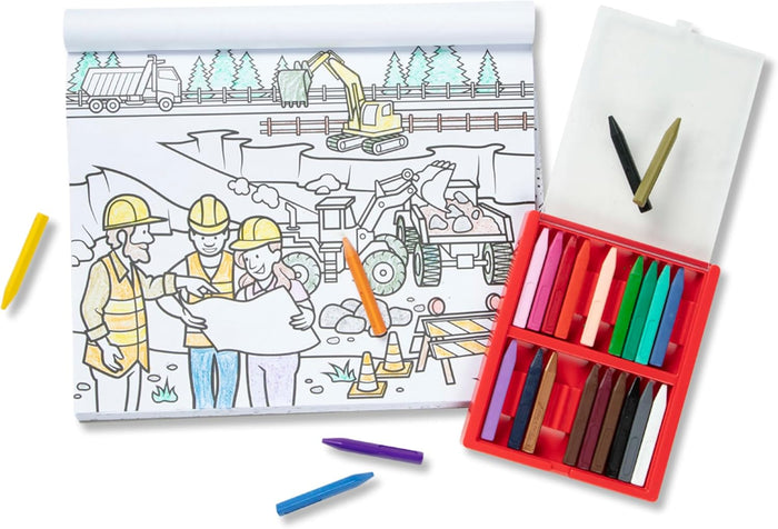 Melissa & Doug Jumbo Coloring Pad - Town