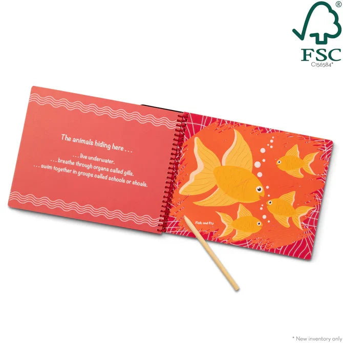 Melissa & Doug On-the-Go Scratch Art Color Reveal - Animal Families