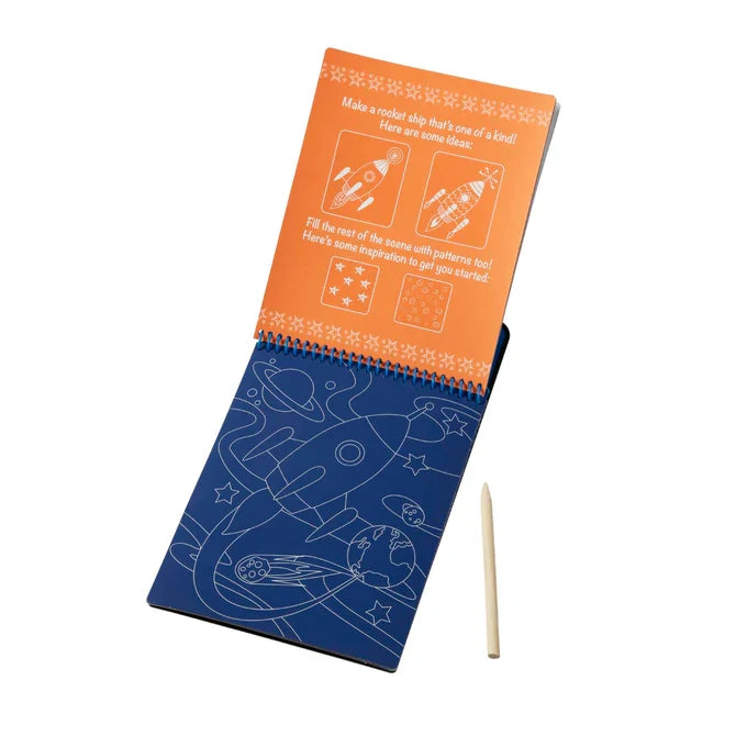 Melissa & Doug On-the-Go Scratch Art Color Reveal - Vehicles