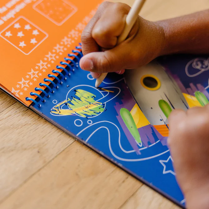 Melissa & Doug On-the-Go Scratch Art Color Reveal - Vehicles